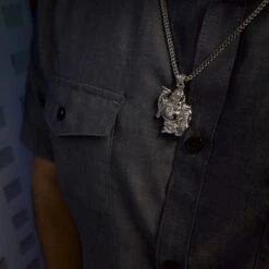 Laughing Buddha Necklace 13 Laughing Buddha Necklace -King Ice Shop laughing buddha necklace king ice 17501822713910