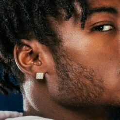 Layered Stud Earrings 9 Layered Stud Earrings -King Ice Shop layered stud earrings king ice 32248921129135