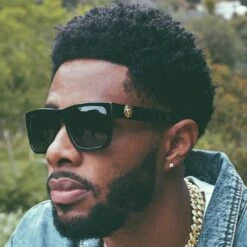 Mt. Olympus Loc Black Sunglasses -King Ice Shop lion head shades with glossy black frame king ice 14876971008054