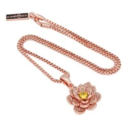Lotus Of Rebirth Necklace 21 Lotus Of Rebirth Necklace -King Ice Shop lotus of rebirth necklace king ice 30594008252591