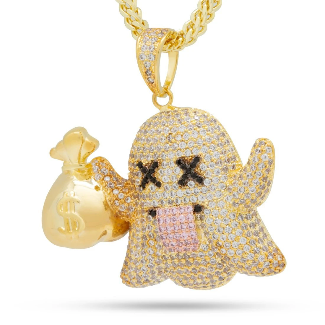 Money Ghost Emoji Necklace 1 Money Ghost Emoji Necklace