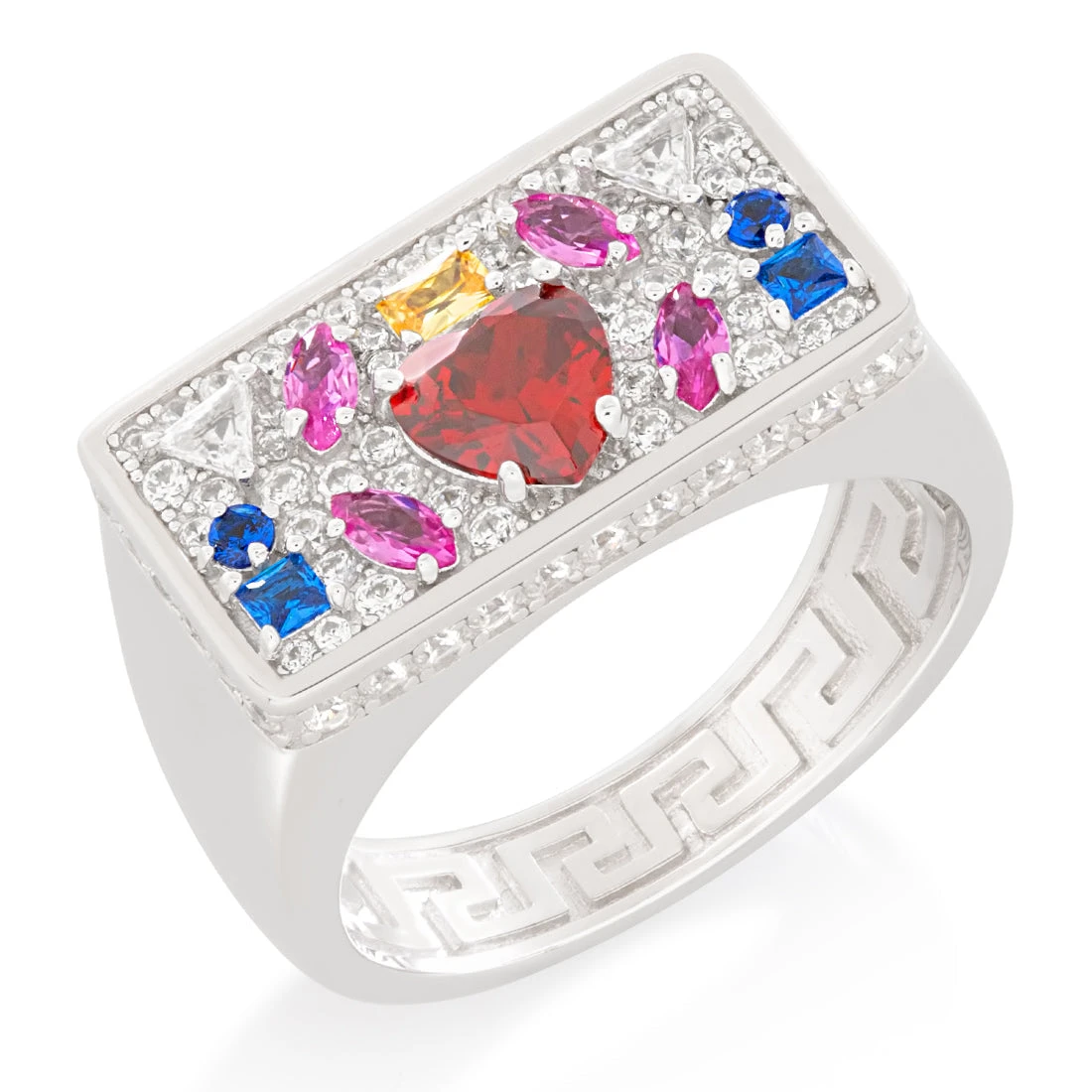 Multi-Color Crown Julz Ring 5 Multi-Color Crown Julz Ring - Image 5