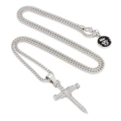Nail Cross Necklace -King Ice Shop nail cross necklace king ice 30528387580079