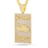 No Limit Records X King Ice - 98 Dynasty Dog Tag Necklace