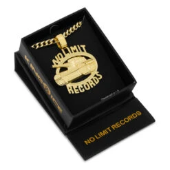 No Limit Records X King Ice - 98 Logo Necklace -King Ice Shop no limit records x king ice 98 logo necklace king ice 35935219417263