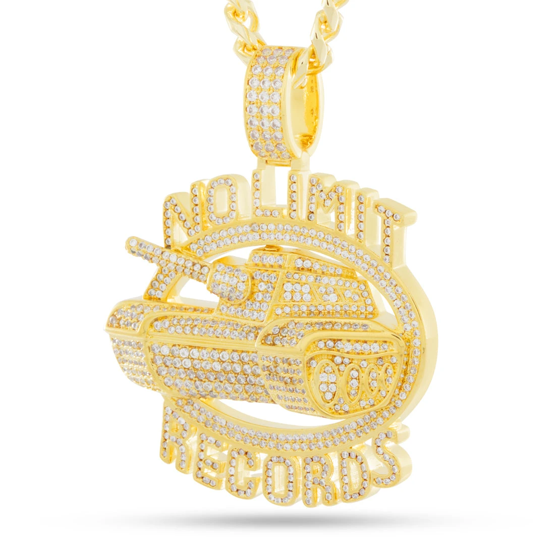 No Limit Records X King Ice - Iced 98 Logo Necklace 1 No Limit Records X King Ice - Iced 98 Logo Necklace