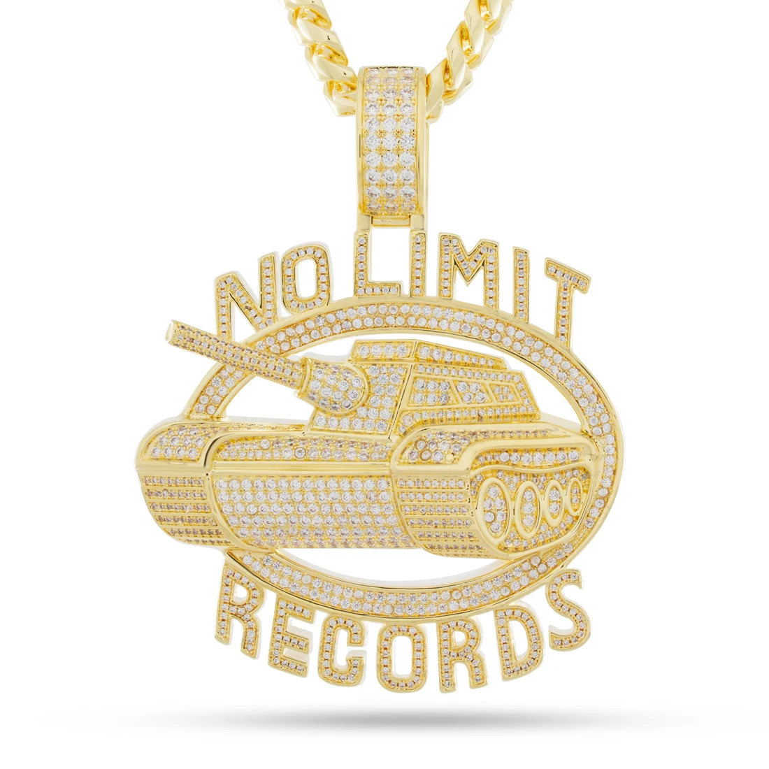 No Limit Records X King Ice - Iced 98 Logo Necklace 4 No Limit Records X King Ice - Iced 98 Logo Necklace - Image 4