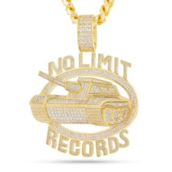 No Limit Records X King Ice - Iced 98 Logo Necklace 30 No Limit Records X King Ice - Iced 98 Logo Necklace -King Ice Shop no limit records x king ice no limit 98 logo necklace 14k gold 4 3 king ice 34064172908719