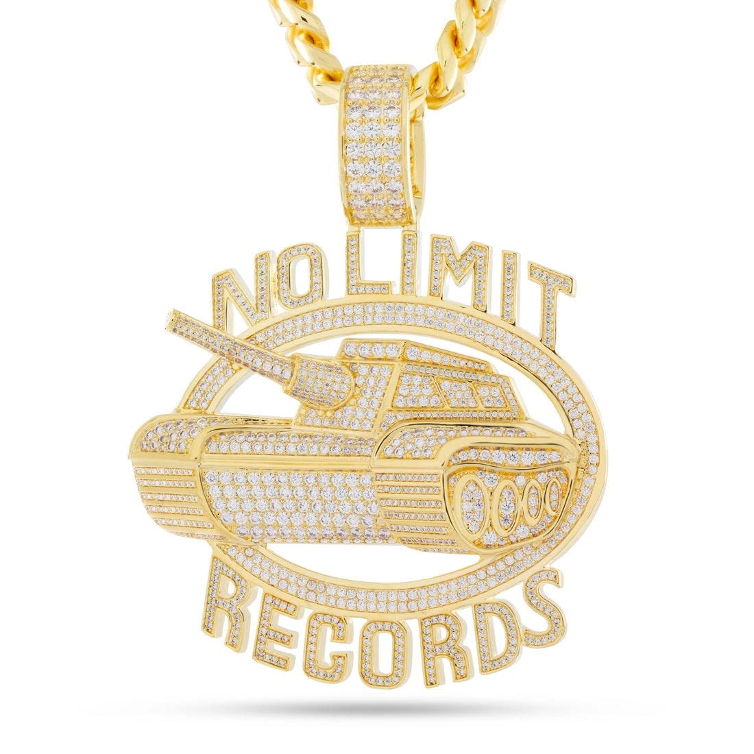 No Limit Records X King Ice - Iced 98 Logo Necklace 11 No Limit Records X King Ice - Iced 98 Logo Necklace - Image 11