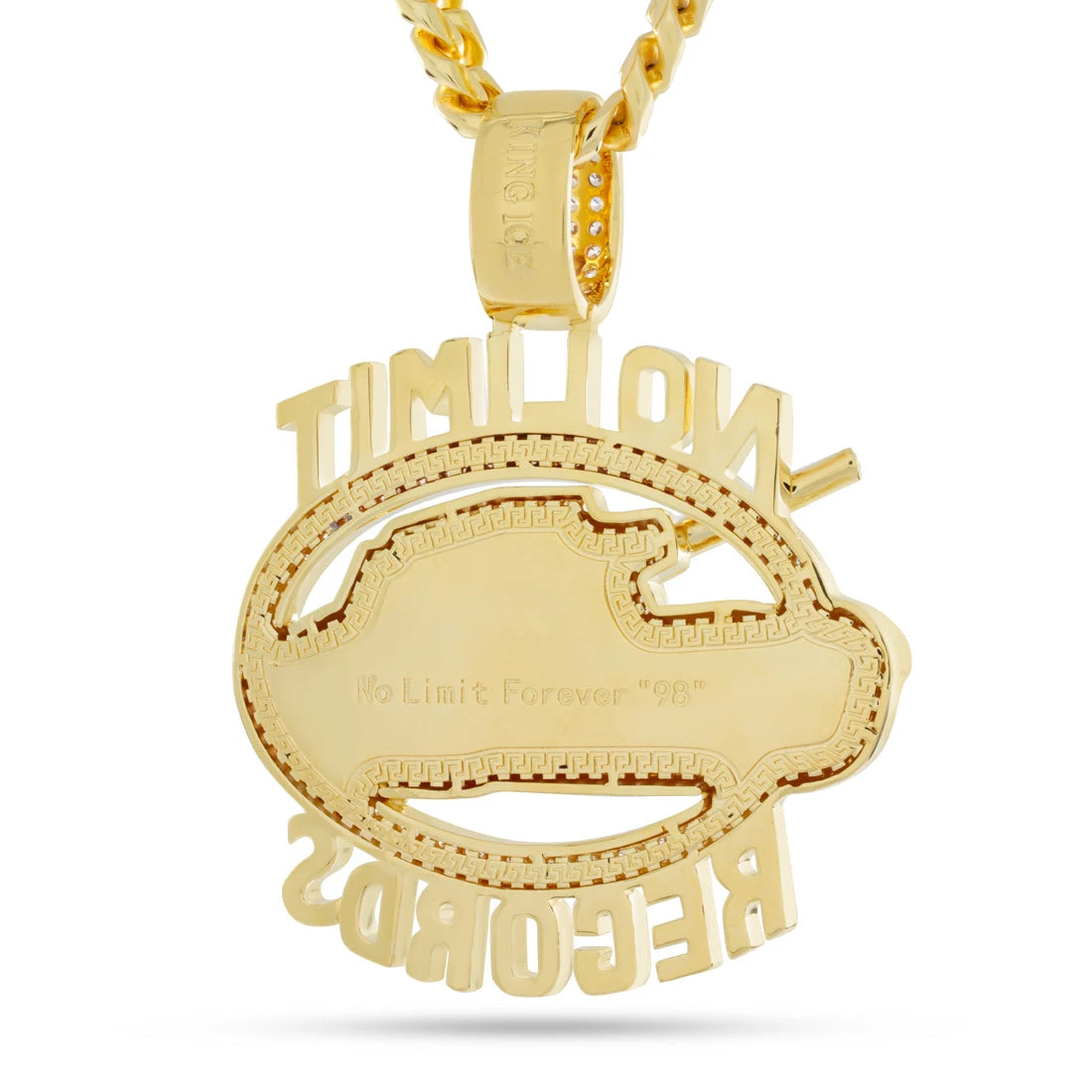 No Limit Records X King Ice - Iced 98 Logo Necklace 12 No Limit Records X King Ice - Iced 98 Logo Necklace - Image 12