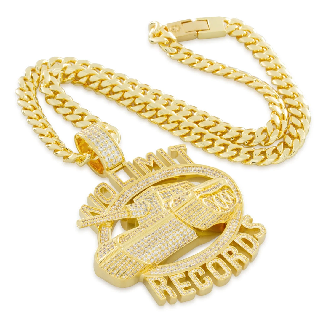 No Limit Records X King Ice - Iced 98 Logo Necklace 7 No Limit Records X King Ice - Iced 98 Logo Necklace - Image 7