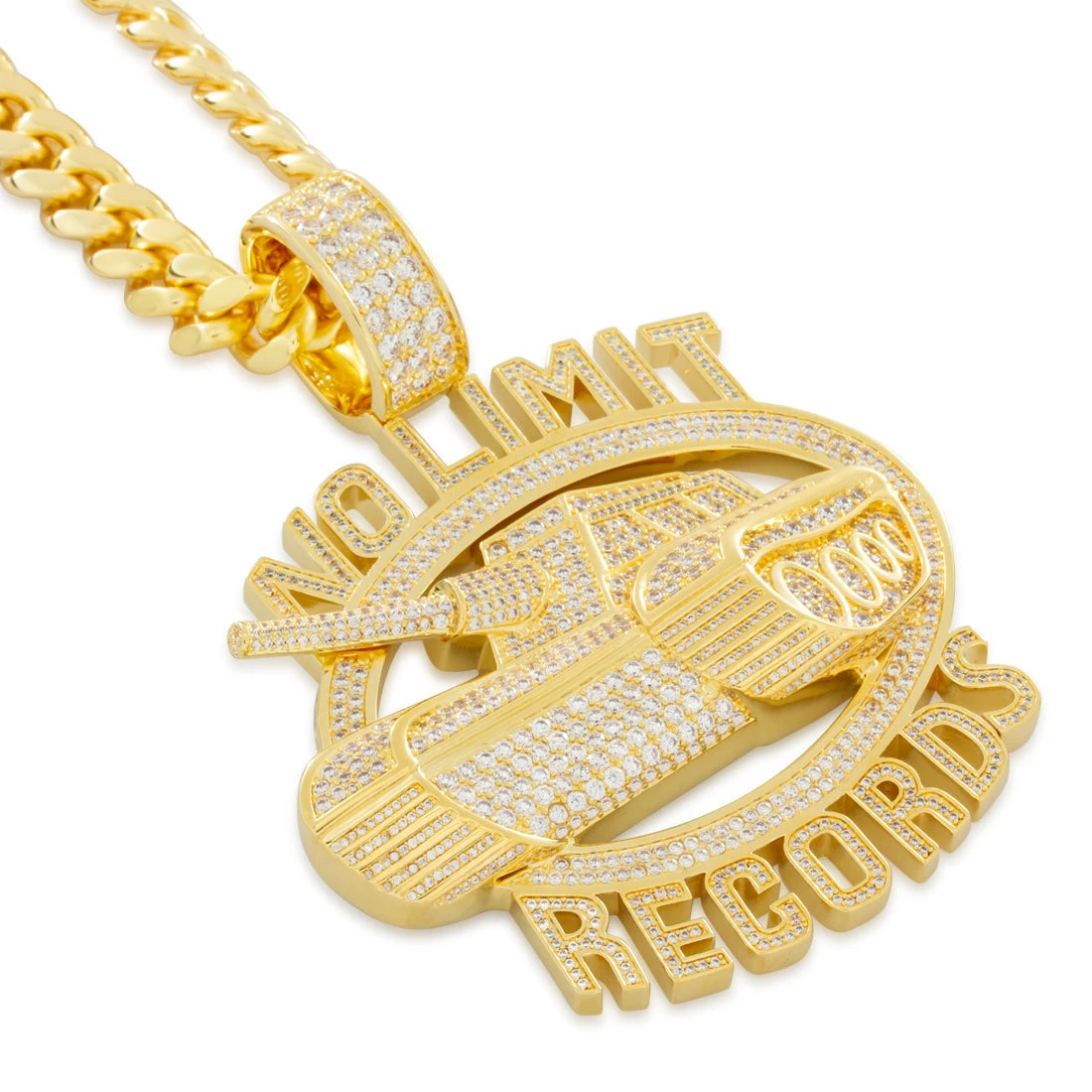 No Limit Records X King Ice - Iced 98 Logo Necklace 13 No Limit Records X King Ice - Iced 98 Logo Necklace - Image 13