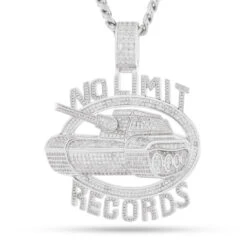 No Limit Records X King Ice - Iced 98 Logo Necklace 35 No Limit Records X King Ice - Iced 98 Logo Necklace -King Ice Shop no limit records x king ice no limit 98 logo necklace white gold 3 3 king ice 34064173367471