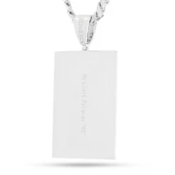 No Limit Records X King Ice - 98 Dynasty Dog Tag Necklace -King Ice Shop no limit records x king ice no limit dog tag necklace king ice 34064214032559