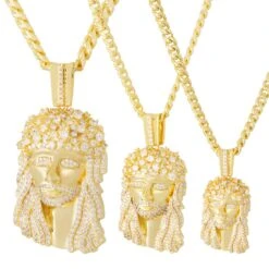 Notorious B.I.G. X King Ice - Biggie Jesus Necklace -King Ice Shop notorious b i g x king ice biggie jesus necklace king ice 31577753583791