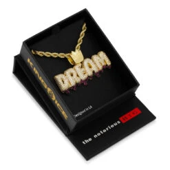 Notorious B.I.G. X King Ice - Dream Necklace -King Ice Shop notorious b i g x king ice dream necklace 14k gold 1 2 king ice 14877280436278