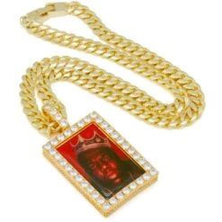 Notorious B.I.G. X King Ice - King Of New York Necklace -King Ice Shop notorious b i g x king ice king of new york necklace king ice 14871150231606