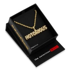 Notorious B.I.G. X King Ice - Notorious Necklace -King Ice Shop notorious b i g x king ice notorious necklace king ice 30546176573615