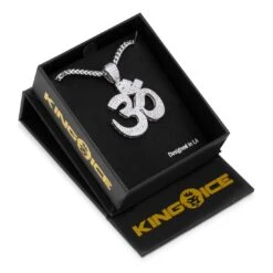 Om Necklace -King Ice Shop om necklace king ice 30546020958383