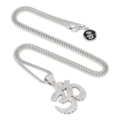 Om Necklace -King Ice Shop om necklace king ice 30546080563375