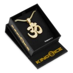 Om Necklace -King Ice Shop om necklace king ice 30590841684143