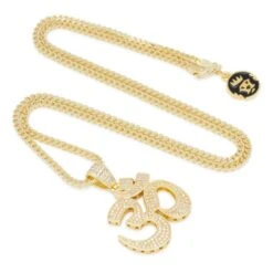 Om Necklace -King Ice Shop om necklace king ice 30590900928687