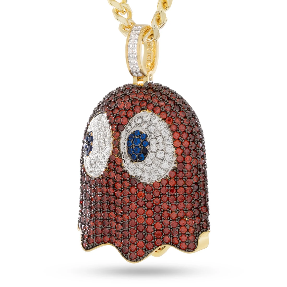 PAC-MAN X King Ice - 3D Blinky Necklace 1 PAC-MAN X King Ice - 3D Blinky Necklace