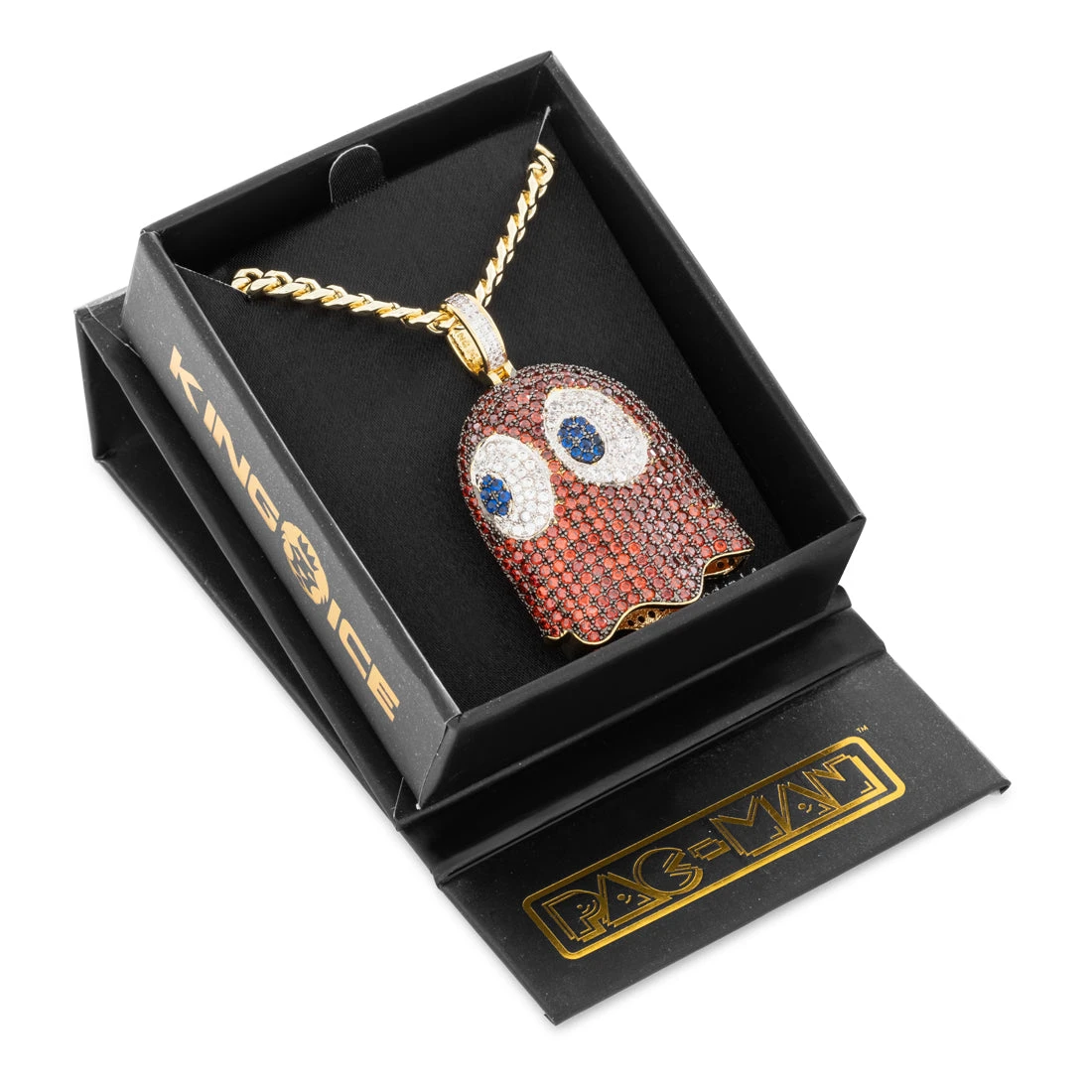 PAC-MAN X King Ice - 3D Blinky Necklace 4 PAC-MAN X King Ice - 3D Blinky Necklace - Image 4