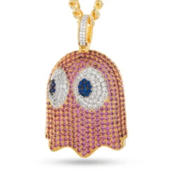 PAC-MAN X King Ice - 3D Pinky Necklace