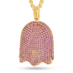 King Ice Shop -King Ice Shop pac man x king ice 3d pinky necklace 2 1 14k gold king ice 36320477511855