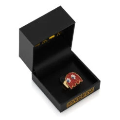 PAC-MAN X King Ice - Pixel Blinky Ring -King Ice Shop pacman x king ice blinky ring sterling silver 14k gold 7 king ice 35372436881583