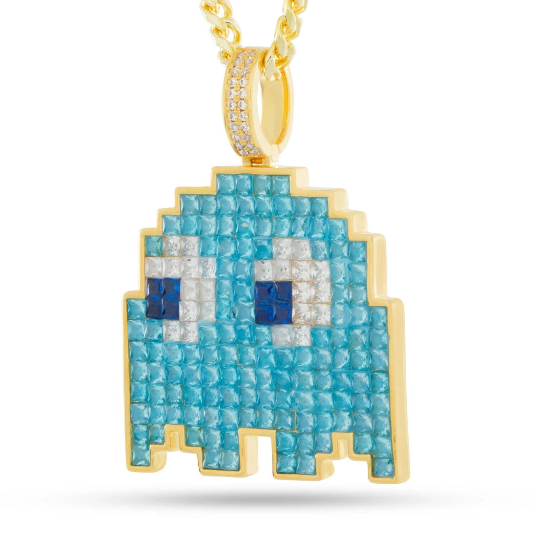 PAC-MAN X King Ice - Pixel Inky Necklace 1 PAC-MAN X King Ice - Pixel Inky Necklace