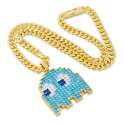 PAC-MAN X King Ice - Pixel Inky Necklace 15 PAC-MAN X King Ice - Pixel Inky Necklace -King Ice Shop pacman x king ice inky necklace king ice 35371769757871