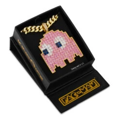 PAC-MAN X King Ice - Pixel Pinky Necklace 16 PAC-MAN X King Ice - Pixel Pinky Necklace -King Ice Shop pacman x king ice pinky necklace king ice 35371526127791