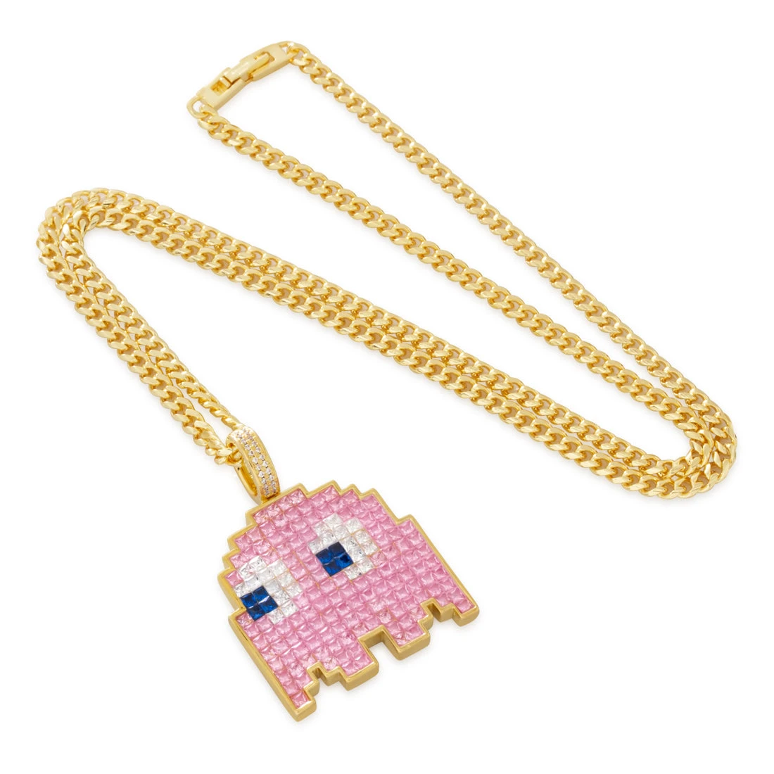 PAC-MAN X King Ice - Pixel Pinky Necklace 3 PAC-MAN X King Ice - Pixel Pinky Necklace - Image 3