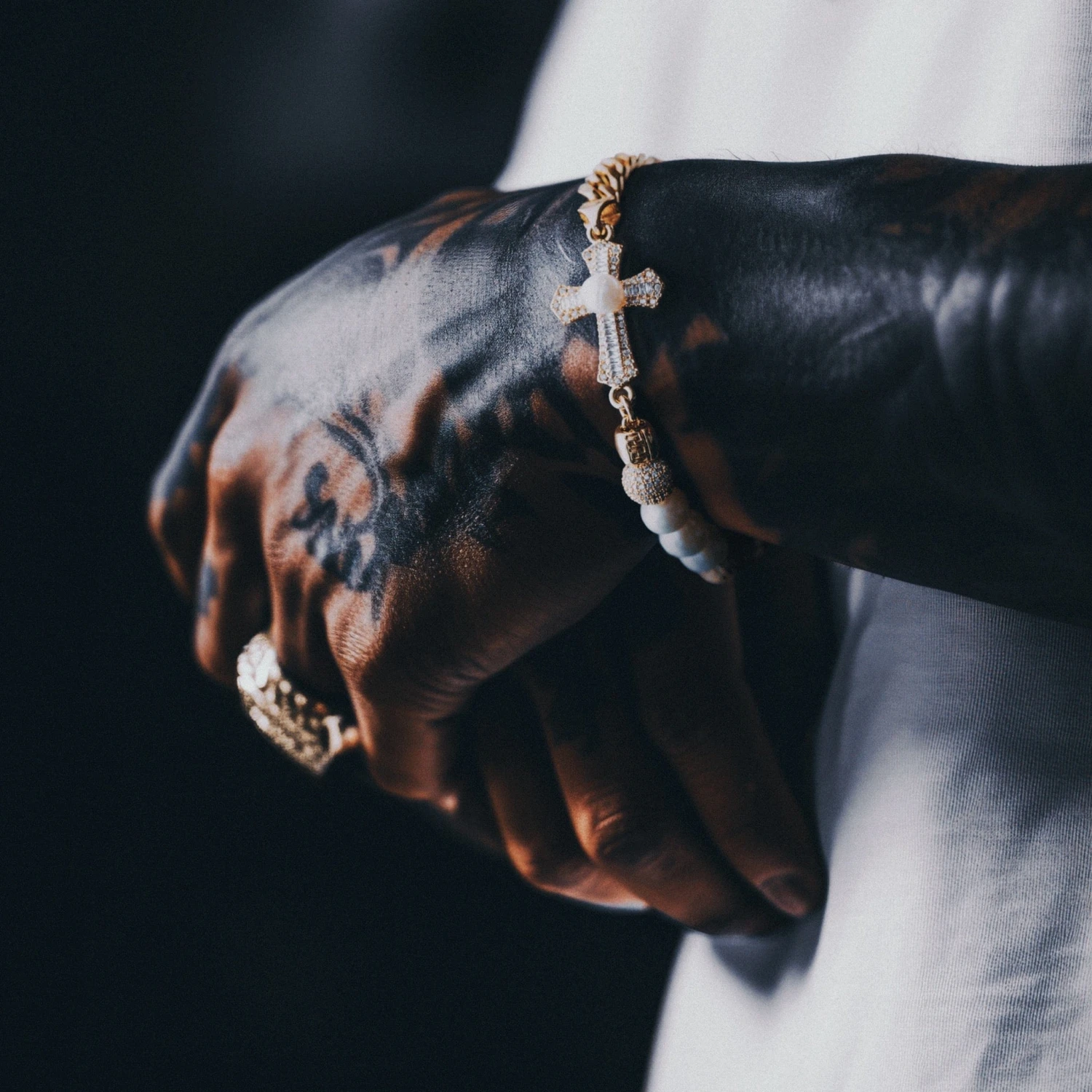 Pearl Of Wisdom Cross Bracelet 3 Pearl Of Wisdom Cross Bracelet - Image 3