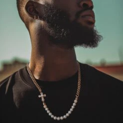 Pearl Of Wisdom Cross Chain 5 Pearl Of Wisdom Cross Chain -King Ice Shop pearl of wisdom cross chain king ice 37408691519663