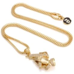 Praying Hands Of Defense Necklace -King Ice Shop praying hands of defense necklace king ice 35226462126255