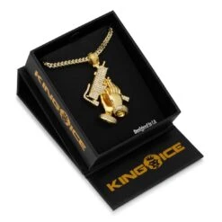 Praying Hands Of Defense Necklace -King Ice Shop praying hands of defense necklace king ice 35226462159023