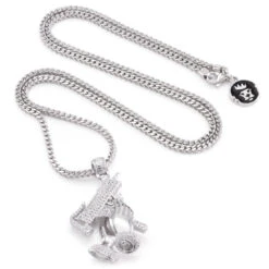 Praying Hands Of Defense Necklace -King Ice Shop praying hands of defense necklace king ice 35226462257327