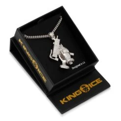Praying Hands Of Defense Necklace -King Ice Shop praying hands of defense necklace king ice 35226462290095