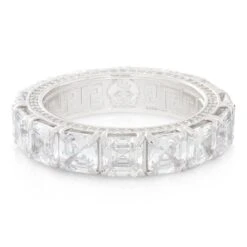 Princess-Cut Ring 13 Princess-Cut Ring -King Ice Shop princess cut ring king ice 32315078475951