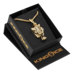 Prowl Panther Necklace -King Ice Shop prowl panther necklace king ice 30535574552751