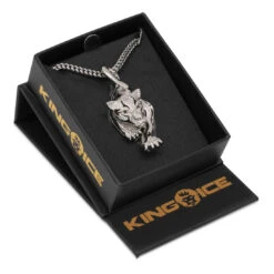 Prowl Panther Necklace -King Ice Shop prowl panther necklace king ice 30591814172847