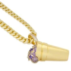Purple Drank Necklace -King Ice Shop purple drank necklace king ice 30533646549167