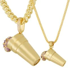 Purple Drank Necklace -King Ice Shop purple drank necklace king ice 31577878921391