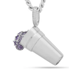 Purple Drank Necklace -King Ice Shop purple drank necklace white gold 2 4 king ice 30522272546991