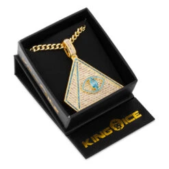 Pyramid Of Enlightenment Necklace 7 Pyramid Of Enlightenment Necklace -King Ice Shop pyramid of enlightenment necklace 14k gold 2 5 king ice 35969283096751