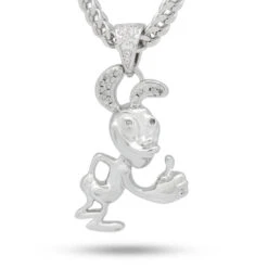 Ren & Stimpy X King Ice - Ren Necklace -King Ice Shop ren stimpy x king ice ren necklace white gold 1 4 king ice 30589395730607