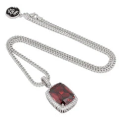 Ruby Crown Julz Necklace -King Ice Shop ruby crown julz necklace king ice 35198824054959